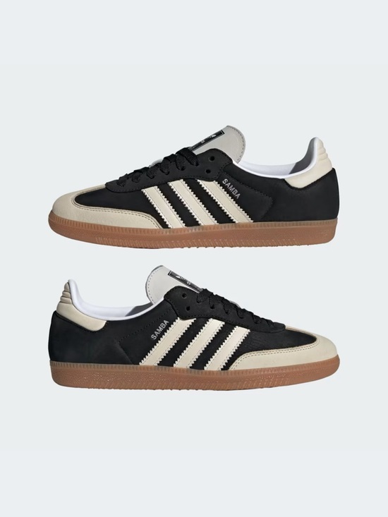 adidas Shoes - Adidas Sambas Black & Cream Gum Women’s Sneakers 7.5. New in box